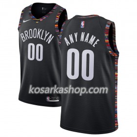 Dres Brooklyn Nets Prilagođeni Nike 2018-19 City Edition Crna Swingman